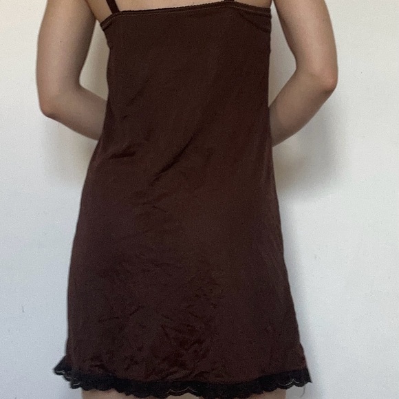 Vintage slip dress never work, with built in bra - Picture 4 of 5
